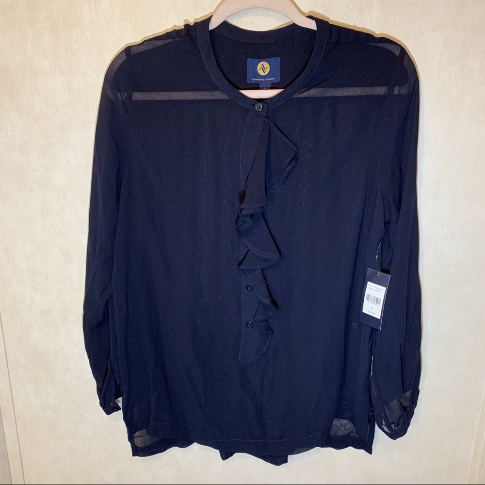 ❗️NWT❗️Adrienne Vittadini Blouse. Size L